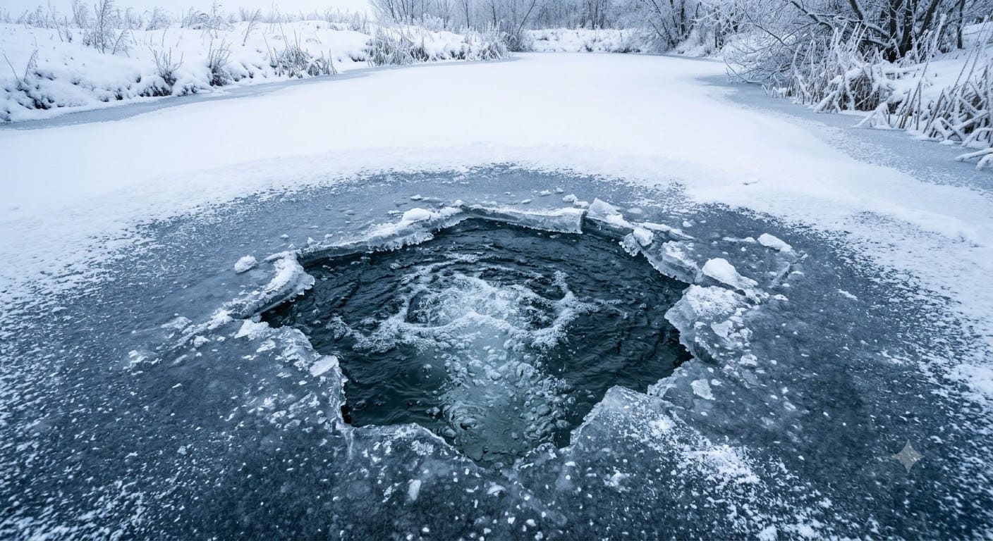 Особенности аэрации водоема зимой