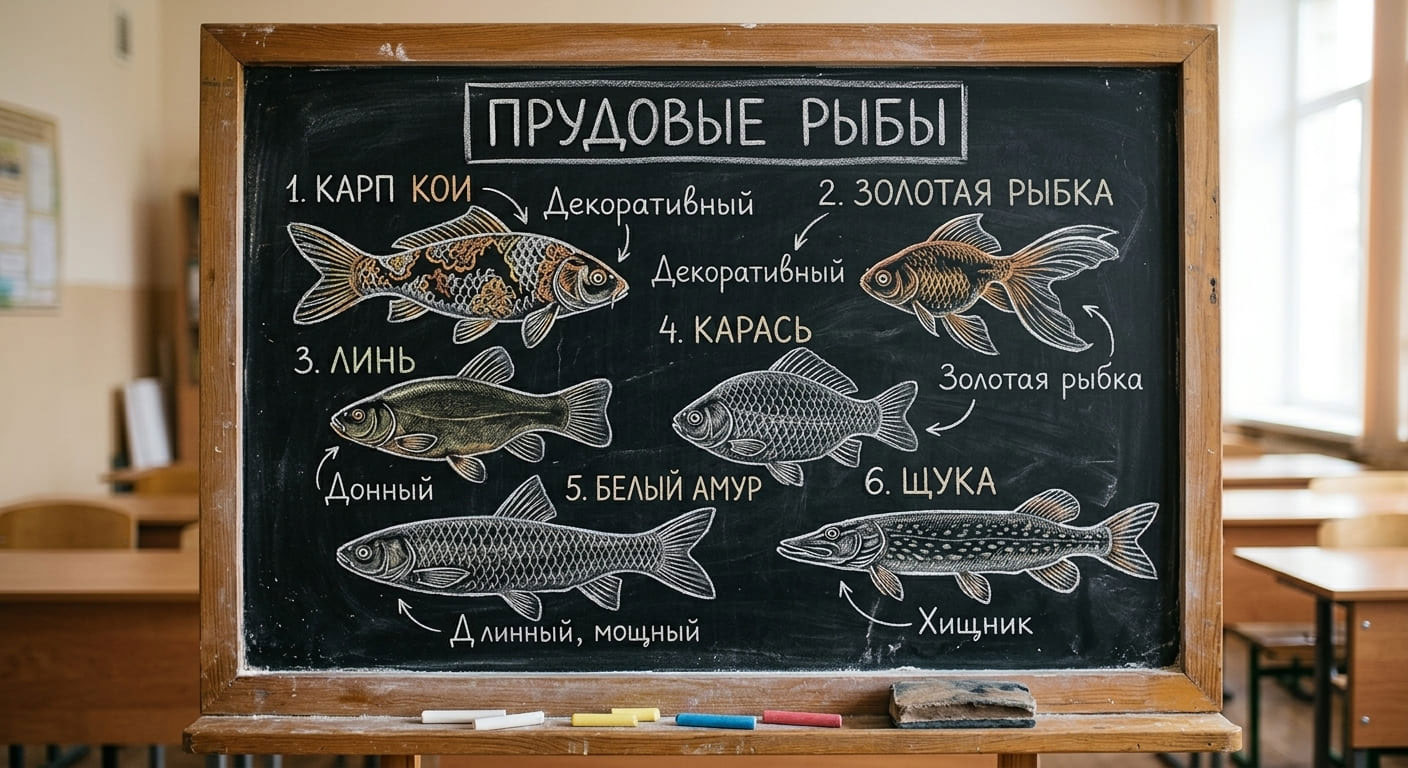 Какая рыба лучше всего подходит для зарыбления пруда?